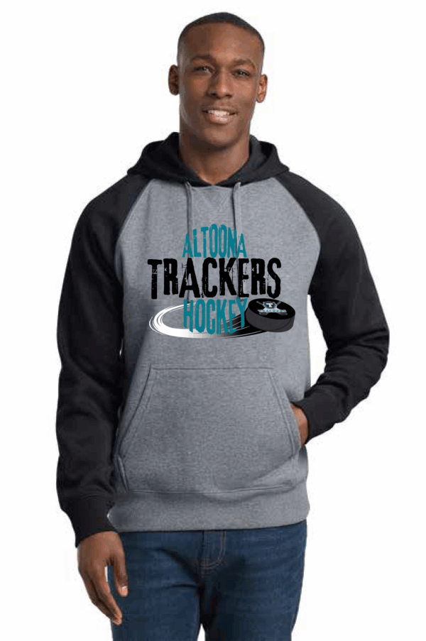 Sport-Tek® Raglan Colorblock Pullover Hooded Sweatshirt ST267